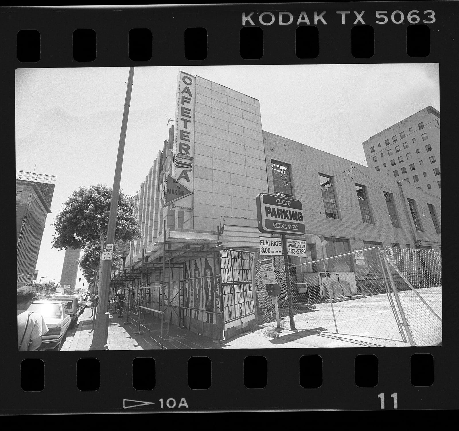Ontra Cafeteria demolition, 1990, 1990, Los Angeles